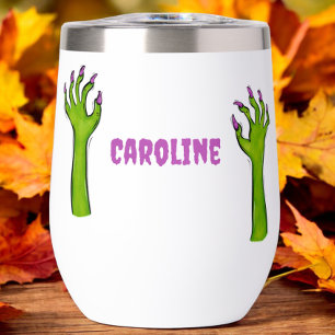 Halloween Creepy Zombie Hands Purple Nails Custom