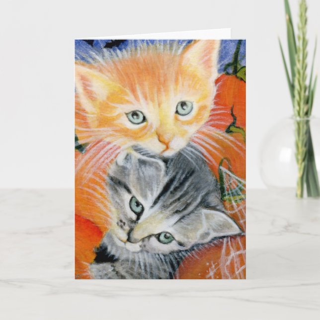 halloween critters kitties card (Front)