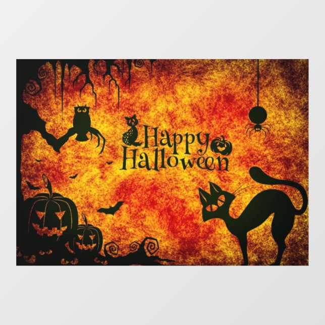 Halloween Critters Window Cling (Sheet)