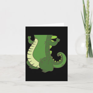 Halloween Crocodile Costume Cool Croc Body Lazy Gi Card