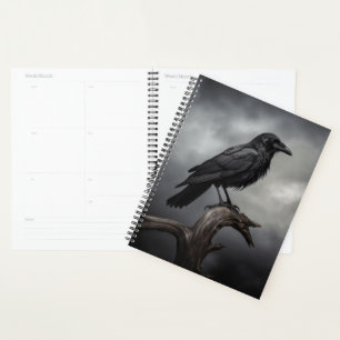 Halloween Crow Calendar Planner