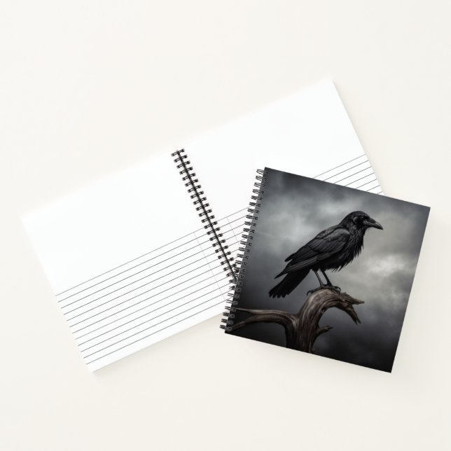 Halloween Crow  Notebook (Inside)