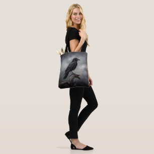 Halloween Crow  Tote Bag