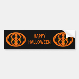 Halloween Crows Bumper Sticker