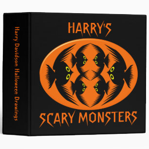 Halloween Crows Custom Avery Kids Dessins Classeur