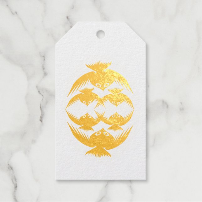 Halloween Crows Custom Gift Tags (Front)