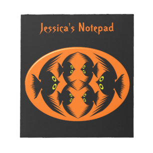 Halloween Crows Customizable Notepad