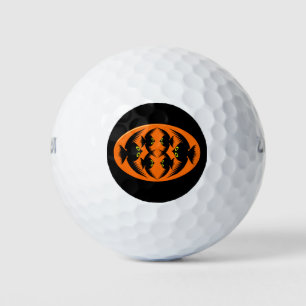 Halloween Crows Golf Ball