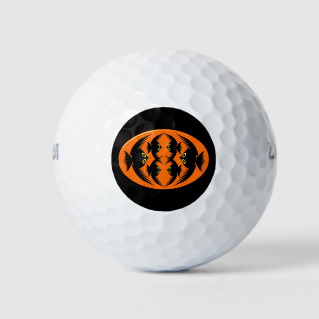 Halloween Crows Golf Ball (Front)