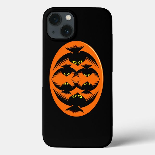 Halloween Crows iPhone Case (Back)