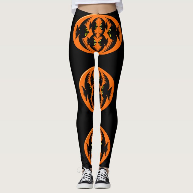 Halloween Crows Leggings (Front)