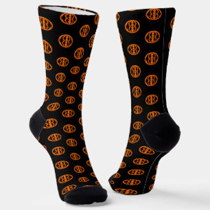 Halloween Crows Patterned Socks