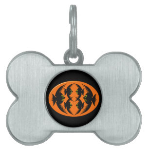 Halloween Crows Pet Tag