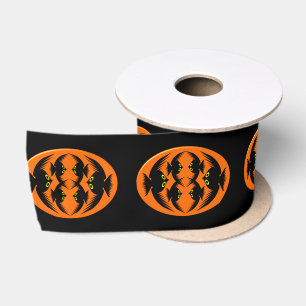 Halloween Crows Ribbon Satin Ribbon