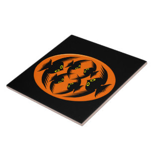 Halloween Crows Tile
