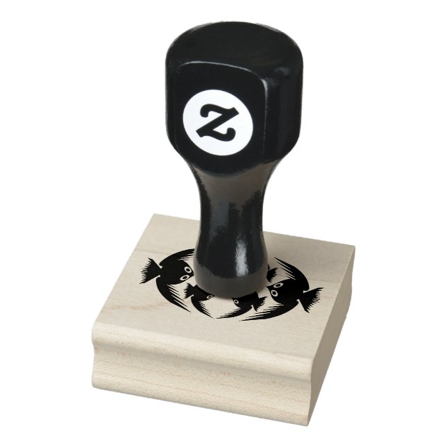 Halloween Crows Wood Art Stamp (Stamp)