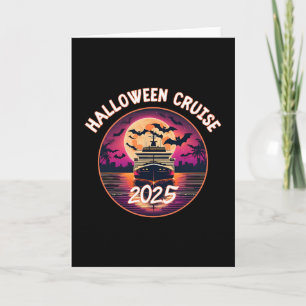 Halloween Cruise 2025 Moonlight Ship Ocean Ts And Card