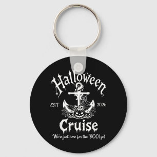 Halloween Cruise 2026 Were Here For Booze Matching Keychain