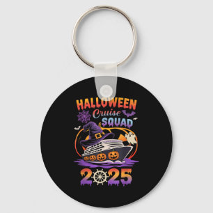 Halloween Cruise Squad 2025 Matching Cruising Crew Keychain