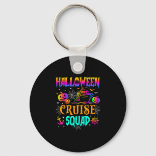 Halloween Cruise Squad 2025 Ship Vacation Family M Keychain