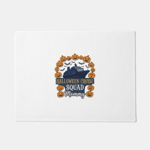 Halloween Cruise Squad Mommy Ship Pumpkins Bats_1 Doormat