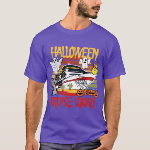 Halloween Cruise Squad Rubber Duck Hunting Ship Bo T-Shirt