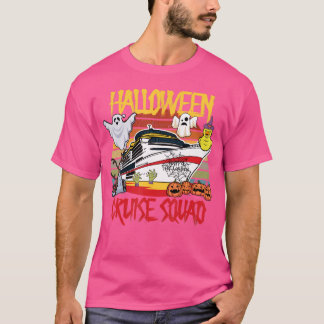 Halloween Cruise Squad Rubber Duck Hunting Ship Bo T-Shirt