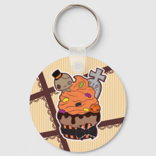 Halloween Cupcake Keychain