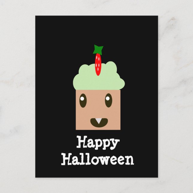 Halloween Cupcake Postcard (Front)