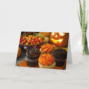 Halloween Cupcakes Card
