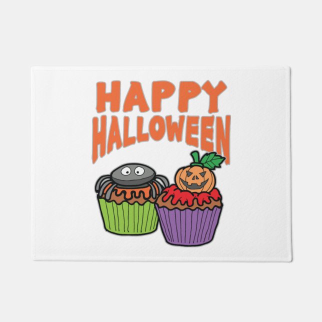 Halloween cupcakes doormat (Front)