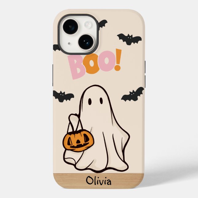 HALLOWEEN CUSTOM NAME Case-Mate iPhone CASE (Back)
