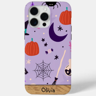HALLOWEEN CUSTOM NAME iPhone 15 PRO MAX CASE