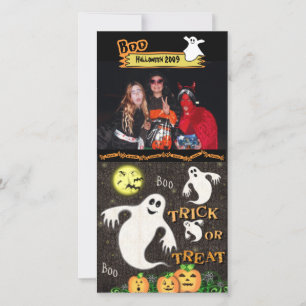 Halloween Custom Photo Card