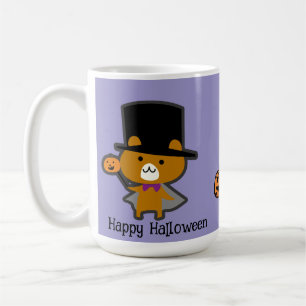 Halloween Custom Whimsical Cute Wizard Bear  Coffee Mug