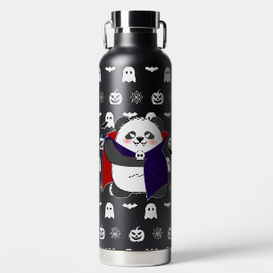 Halloween Cute Baby Panda Dracula Vampire Water Bottle