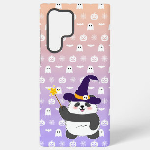 Halloween Cute Baby Panda Witch Magic Wand Samsung Galaxy Case
