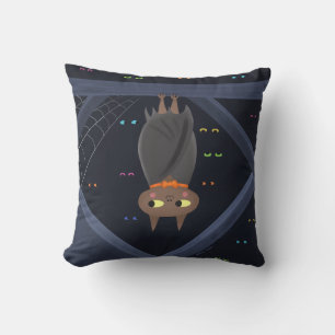Halloween Cute Bat Throw Pillow