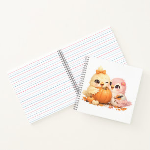 Halloween Cute Bird Friends Notebook