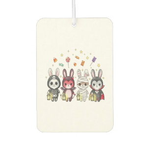Halloween Cute Bunny Costume Air Freshener