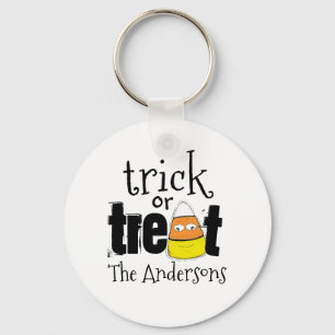Halloween Cute Candy Corn Funny Whimsical Keychain