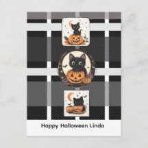 Halloween Cute Cat Fall