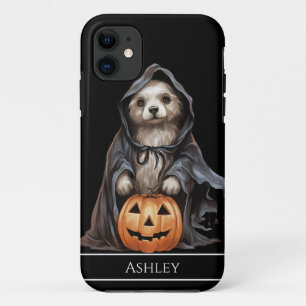 Halloween Cute Dog Ghost Personalized iPhone 11 Case