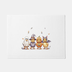 Halloween Cute Ducklings Costume Doormat