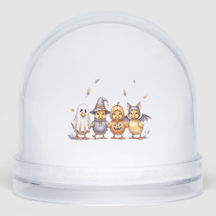 Halloween Cute Ducklings Costume Snowglobe