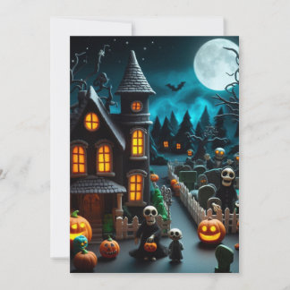 Halloween Cute et Invitations Déplaisantes