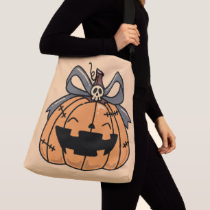 Halloween,Cute Face Pumpkin,Funny Jack O' Lantern Crossbody Bag