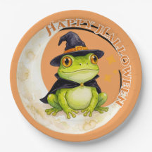 Halloween Cute Frog Toad Witch