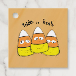 Halloween Cute Funny Classic Candy Corn Favour Tags