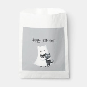 Halloween Cute Ghost Black Cat Favour Bag